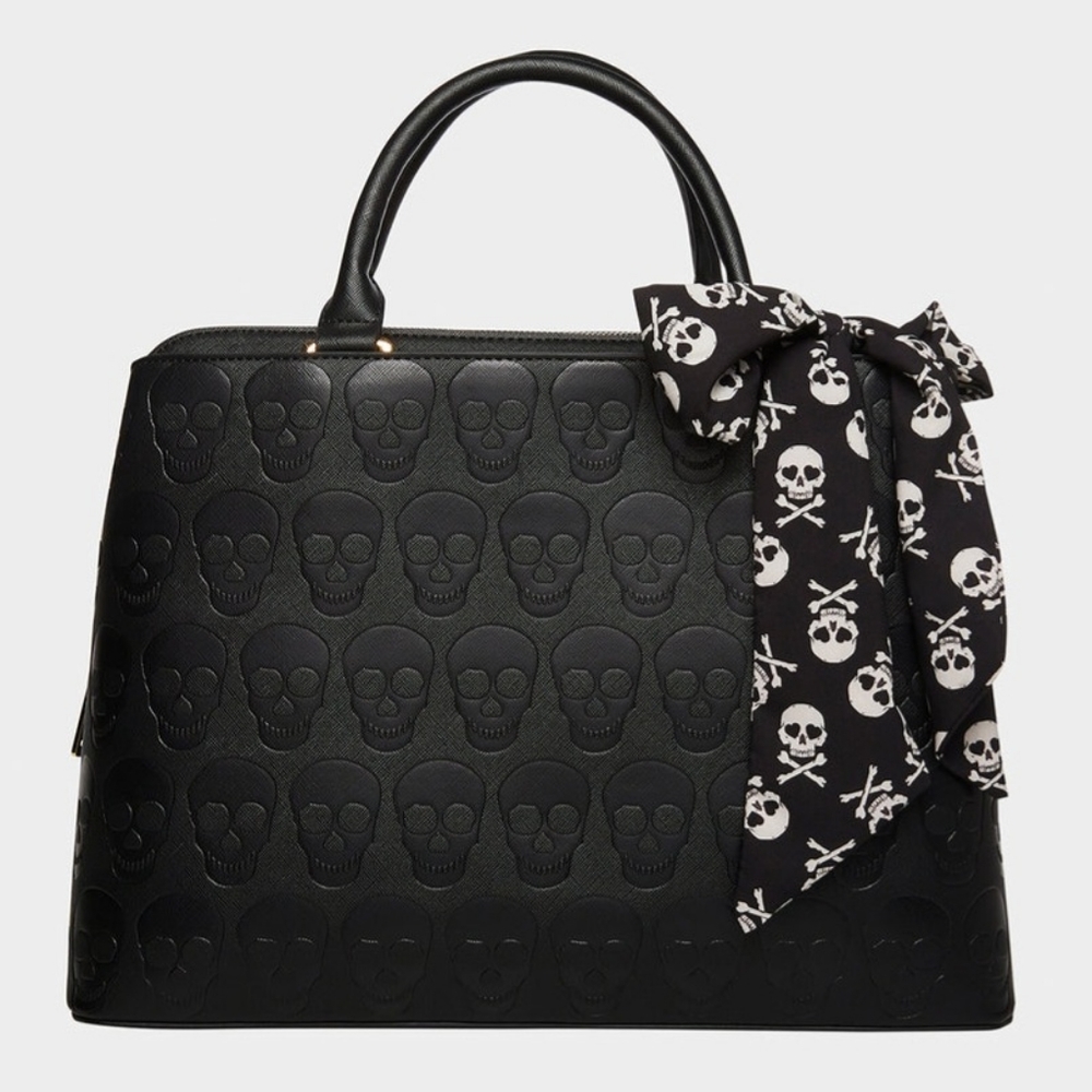 Skulltastic satchel bag